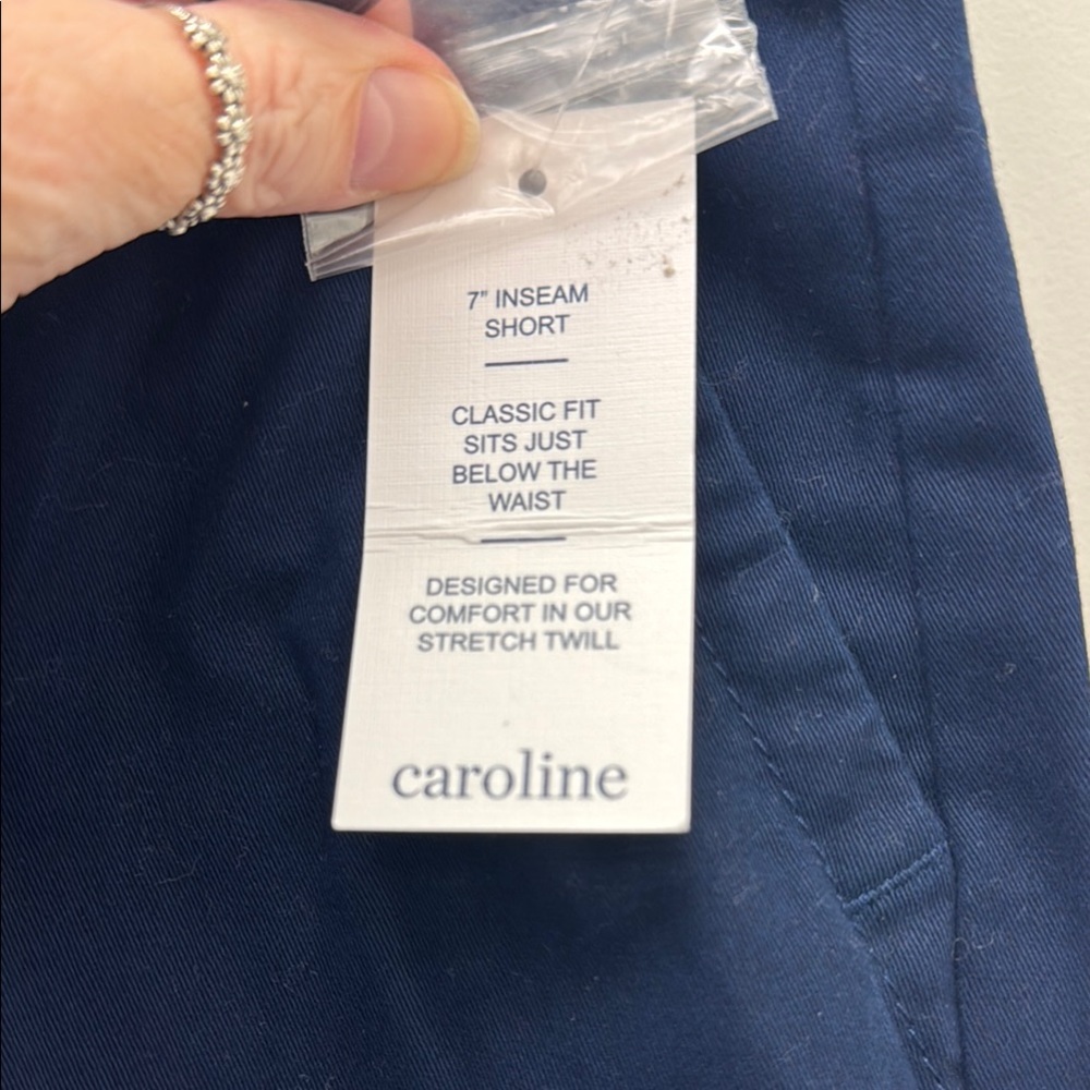 Crown & Ivy navy blue Bermudas for casual occasions - Picture 3 of 4